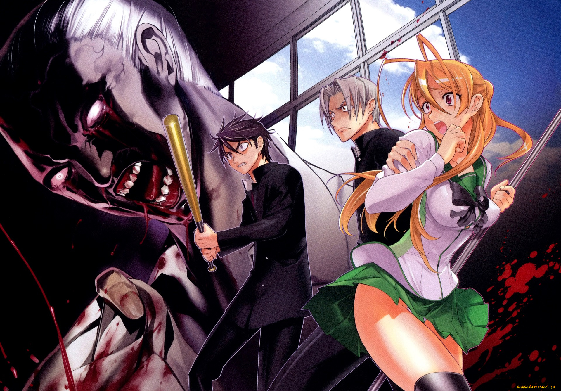 , highschool of the dead, highschool, of, the, dead